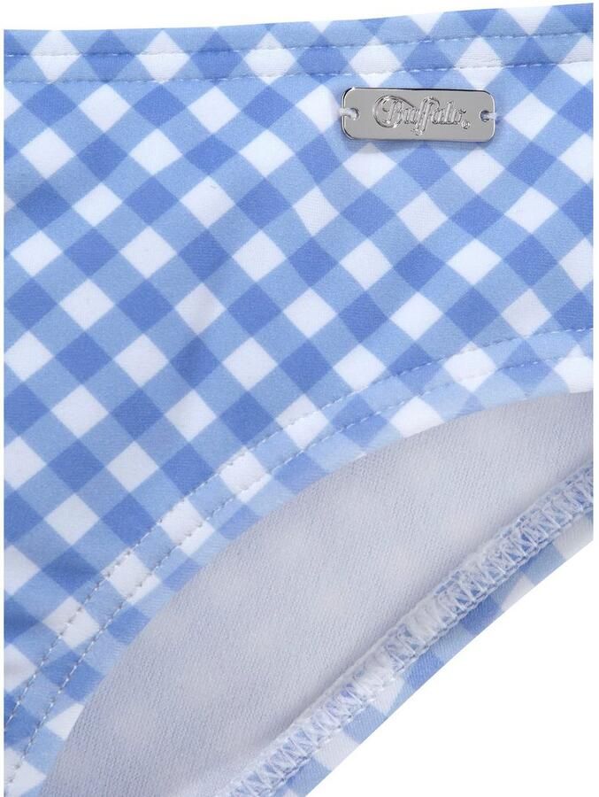 Buffalo Bandeaubikini Karo Kids met unikleurige details