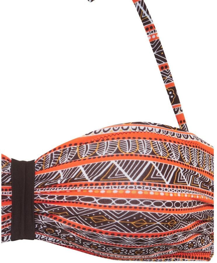 Buffalo Bandeaubikini Met trendy streepdruk