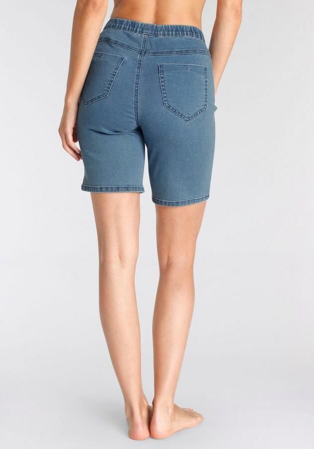 Buffalo Bermuda in elastische denim met twee achterzakken - Foto 10