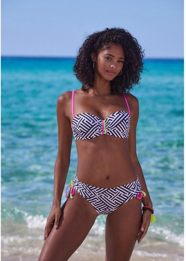 Buffalo Beugelbandeau bikinitop Gioletta Met contrastkleurige details - Foto 4