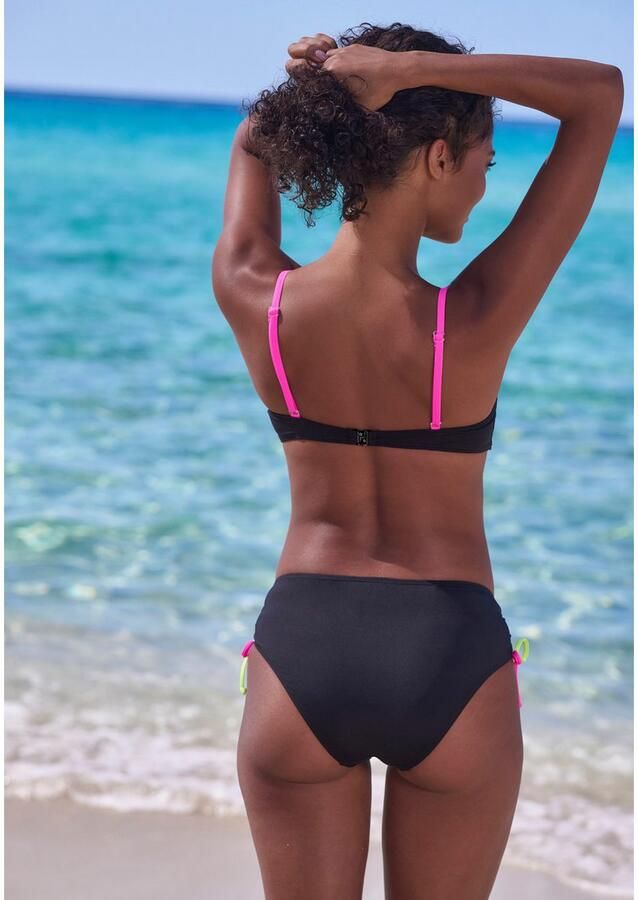 Buffalo Beugelbandeau bikinitop POP Met contrasterende bandjes - Foto 5