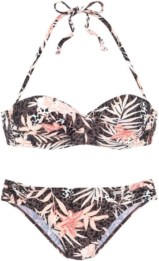 Buffalo Beugelbikini in bandeaumodel in de patroonmix - Foto 3