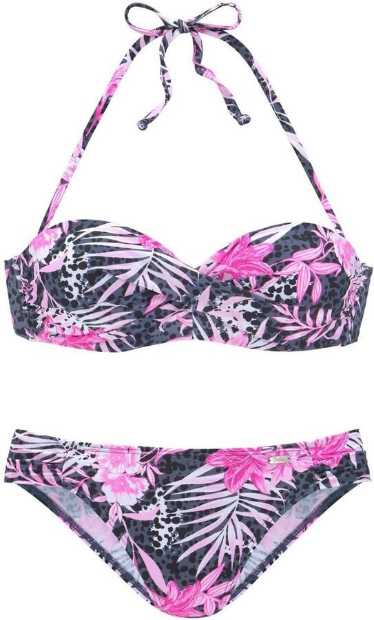 Buffalo Beugelbikini in bandeaumodel in de patroonmix - Foto 3