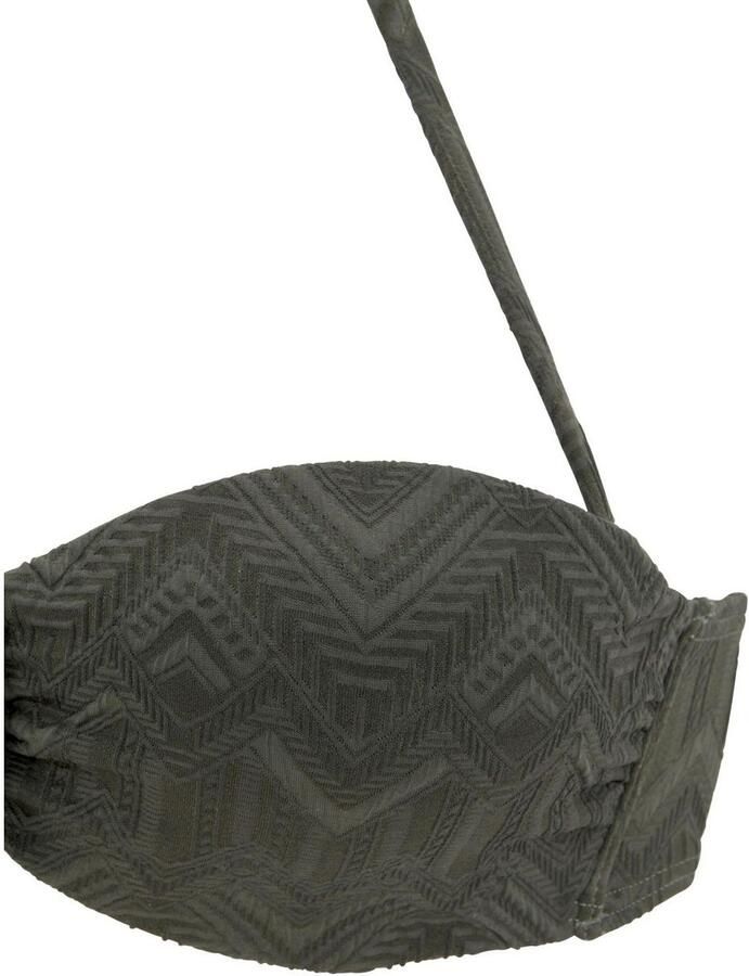 Buffalo Beugelbikini in bandeaumodel ROMANCE van structuurstof