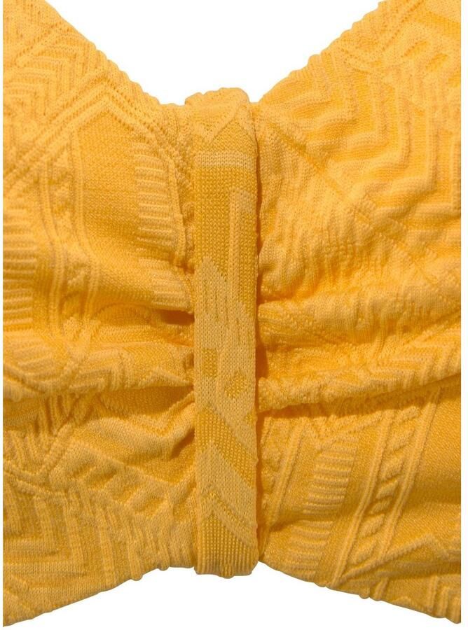 Buffalo Beugelbikini in bandeaumodel ROMANCE van structuurstof - Foto 2