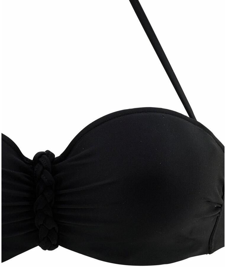 Buffalo Beugelbikini in bandeaumodel trendige look met afneembare bandjes met gevlochten details - Foto 2