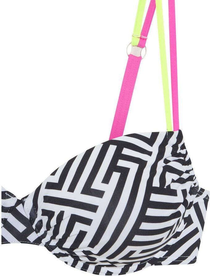 Buffalo Beugelbikinitop Gioletta met modieuze contrasterende bandjes - Foto 2