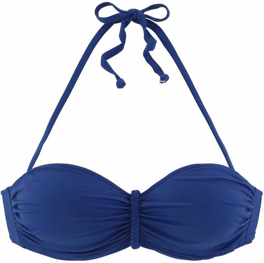 Buffalo Beugelbikinitop in bandeaumodel Happy met gevlochten detail - Foto 2