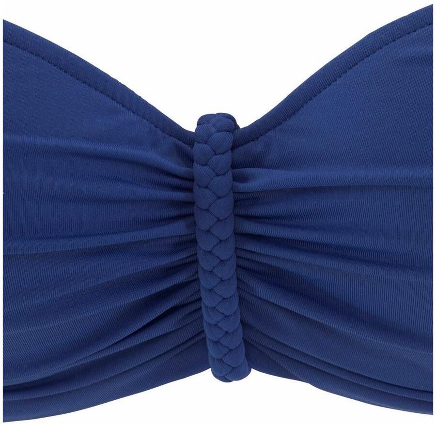 Buffalo Beugelbikinitop in bandeaumodel Happy met gevlochten detail