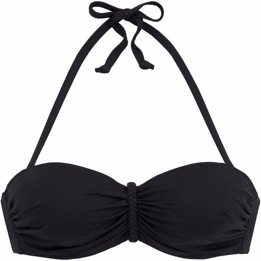 Buffalo Beugelbikinitop in bandeaumodel Happy met gevlochten detail - Foto 2