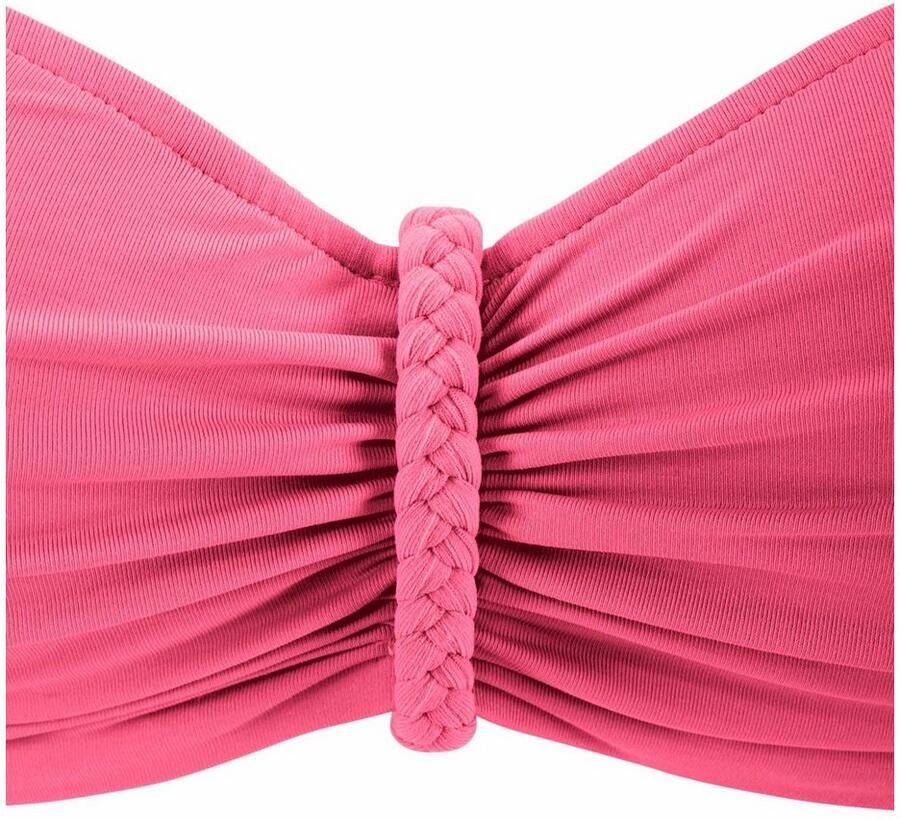 Buffalo Beugelbikinitop in bandeaumodel Happy met gevlochten detail - Foto 2