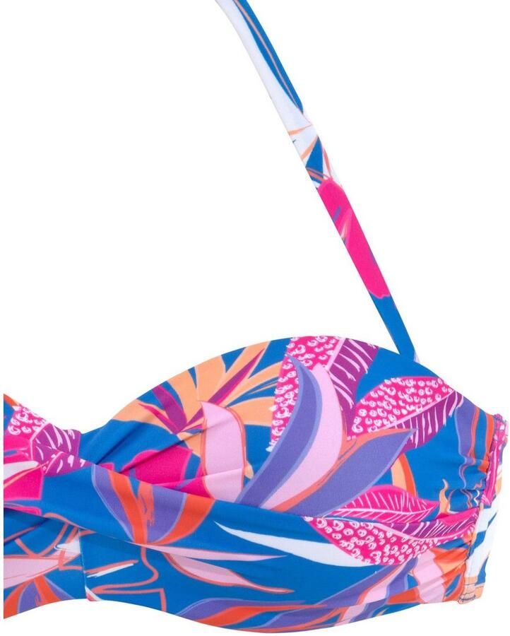 Buffalo Beugelbikinitop in bandeaumodel Soleil met gedraaide look - Foto 3