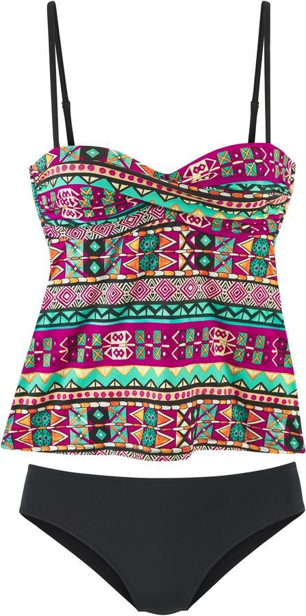 Buffalo Beugeltankini met kleurrijk ontwerp - Foto 4