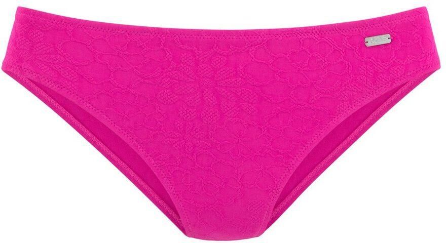 Buffalo Bikinibroekje Bubble met bloemig structuurpatroon - Foto 6