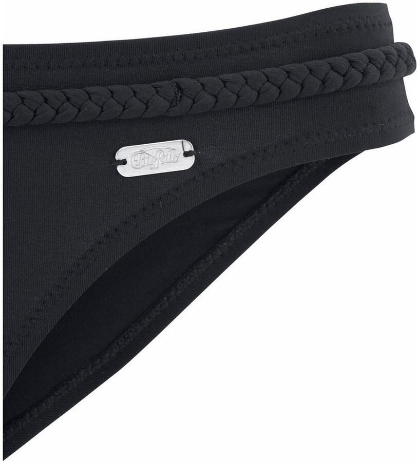 Buffalo Bikinibroekje Happy met gevlochten sierriem