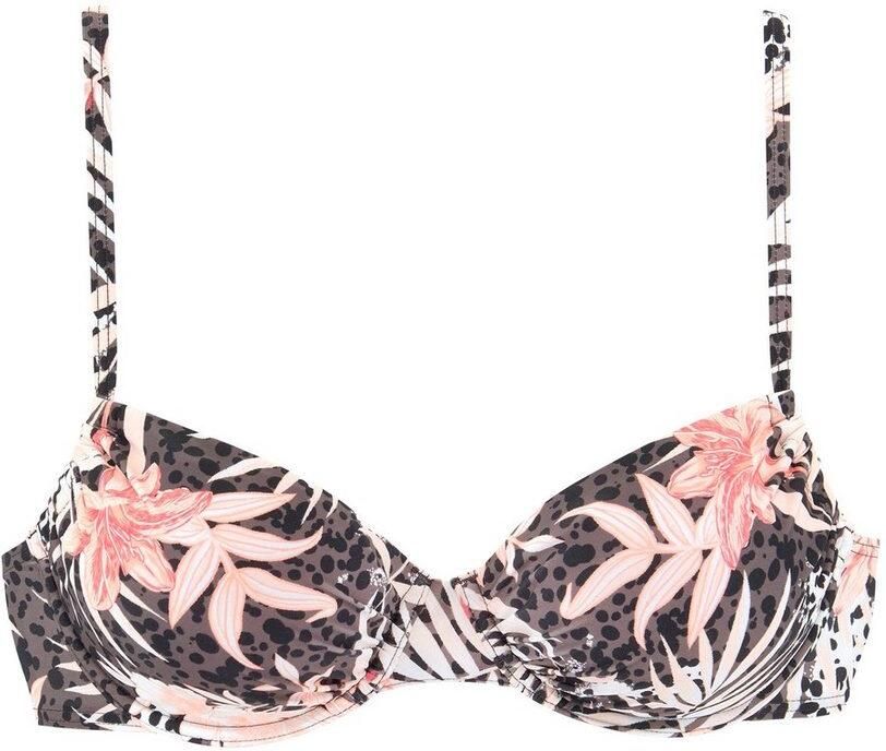 Buffalo Bikinitop met beugels BRANDA met gebloemd design - Foto 3