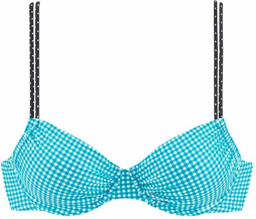 Buffalo Bikinitop met beugels Florida verstelbare dubbele bandjes zijdelings te rimpelen mix-kini