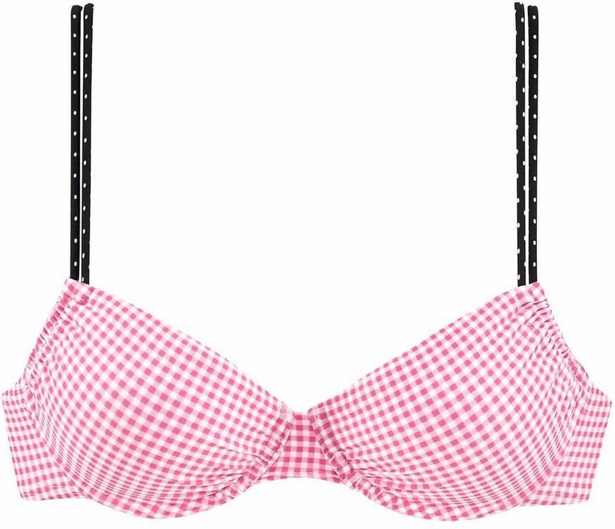 Buffalo Bikinitop met beugels Florida verstelbare dubbele bandjes zijdelings te rimpelen mix-kini