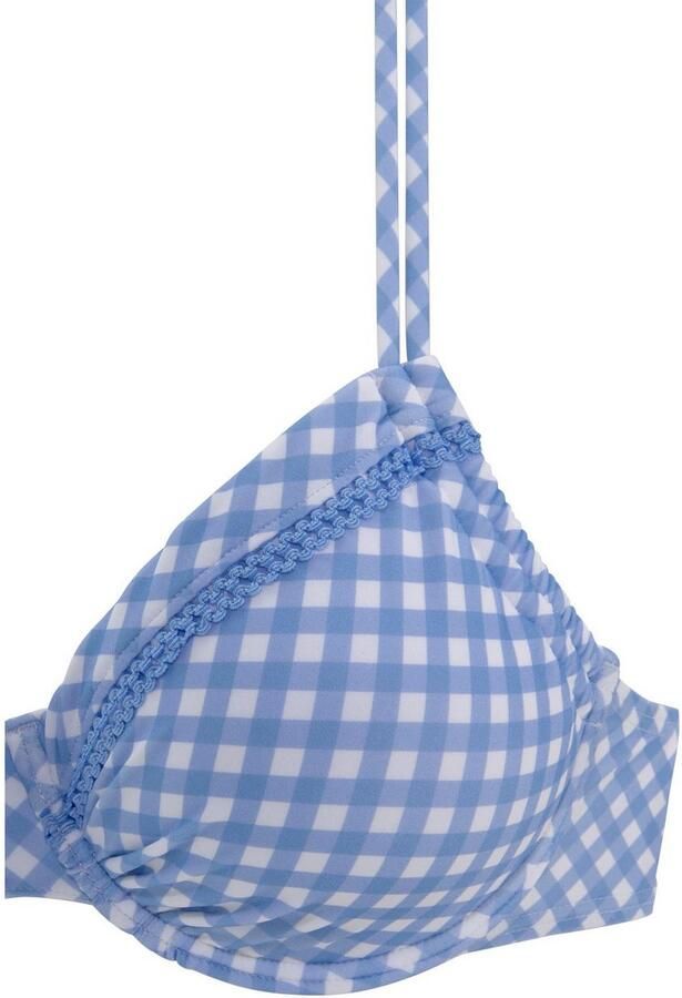 Buffalo Bikinitop met beugels Geruit met sierrand - Foto 3