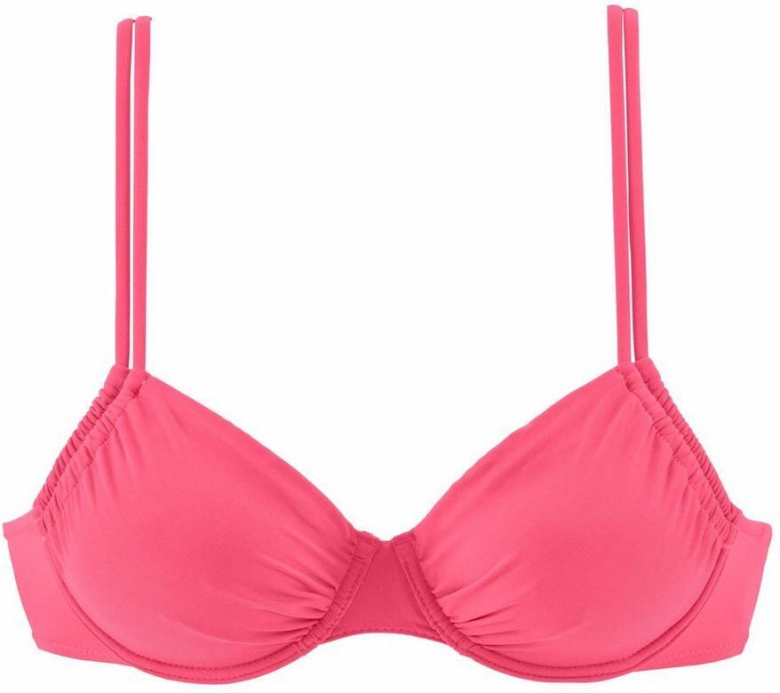 Buffalo Bikinitop met beugels Happy opzij aan te rimpelen