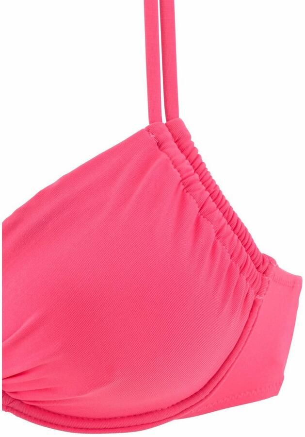 Buffalo Bikinitop met beugels Happy opzij aan te rimpelen - Foto 5