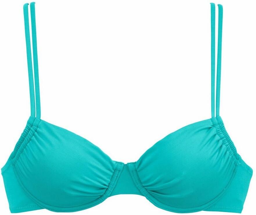 Buffalo Bikinitop met beugels Happy opzij aan te rimpelen