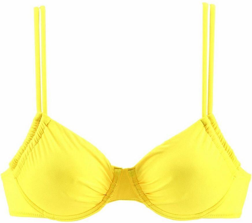 Buffalo Bikinitop met beugels Happy opzij aan te rimpelen