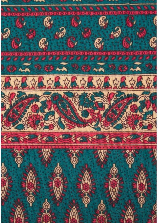 Buffalo Blouse zonder sluiting met etnische print en sierparels boho-stijl blouse met lange mouwen - Foto 3