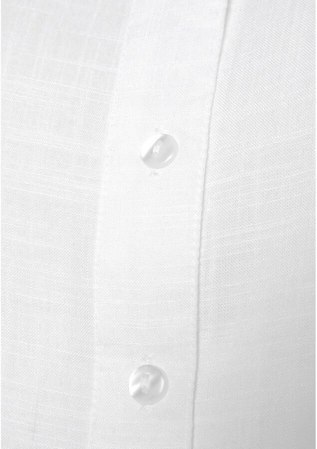 Buffalo Blouse zonder sluiting met knoopsluiting basic blouse met lange mouwen - Foto 6