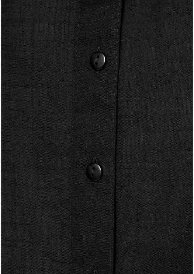 Buffalo Blouse zonder sluiting met knoopsluiting basic blouse met lange mouwen - Foto 5