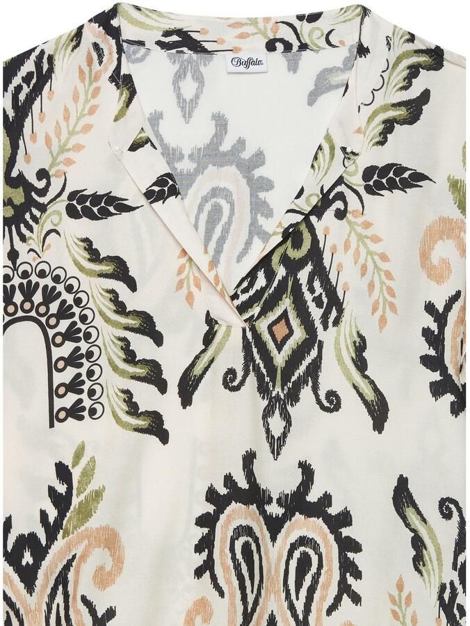 Buffalo Blousejurk met alloverprint zomerjurk strandjurk tuniek