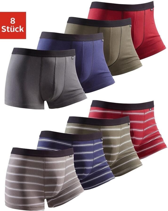 Buffalo Boxershort voor heren met contrastkleurig weefband (set 8 stuks) - Foto 2