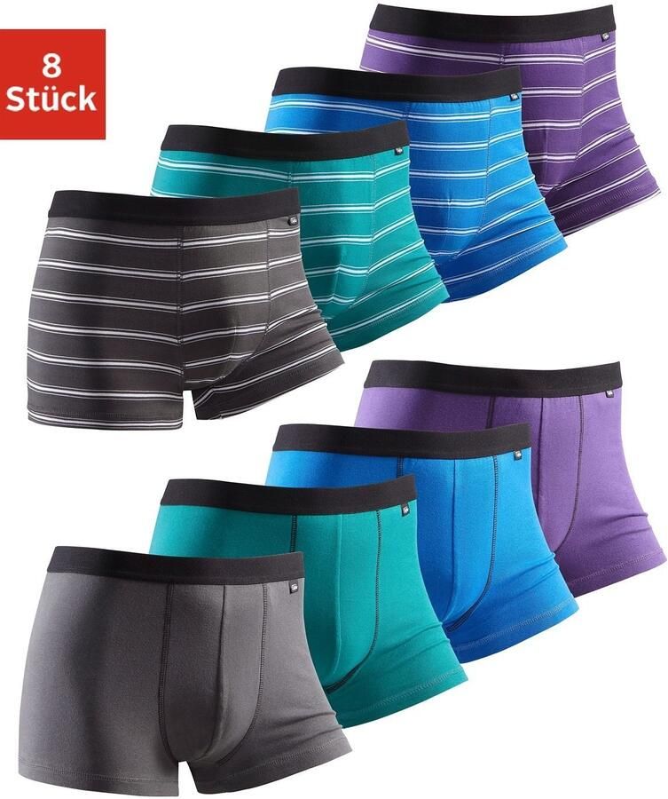 Buffalo Boxershort voor heren met contrastkleurig weefband (set 8 stuks) - Foto 2