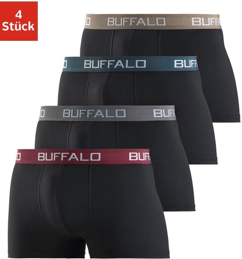 Buffalo Boxershort voor heren (set 4 stuks) - Foto 8