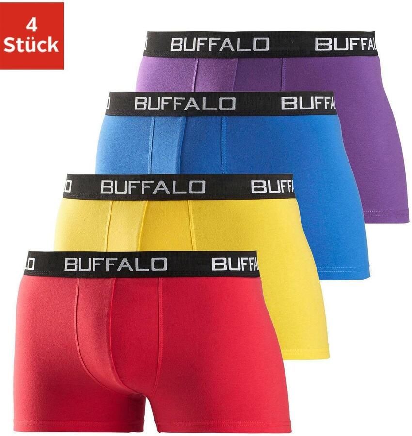 Buffalo Boxershort voor heren (set 4 stuks) - Foto 8