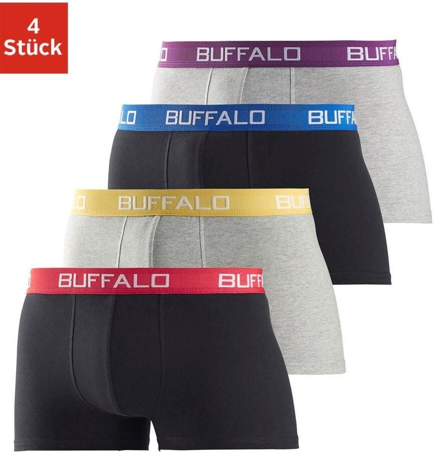 Buffalo Boxershort voor heren (set 4 stuks) - Foto 8