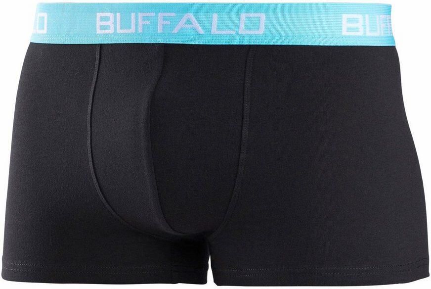 Buffalo Boxershort voor jongens met contrastkleurige boorden (set 3 stuks)