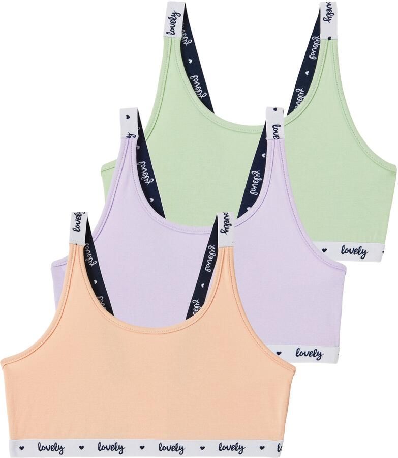 Buffalo Bustier met bedrukte bandjes (set 3-delig) - Foto 4