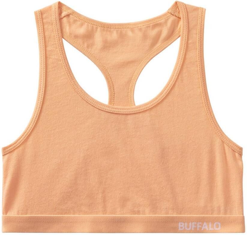 Buffalo Bustier Uni en bloe -print in een verpakking (set 3-delig)