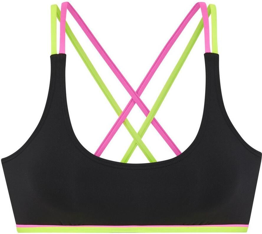 Buffalo Bustierbikinitop POP Met gekruiste bandjes achter