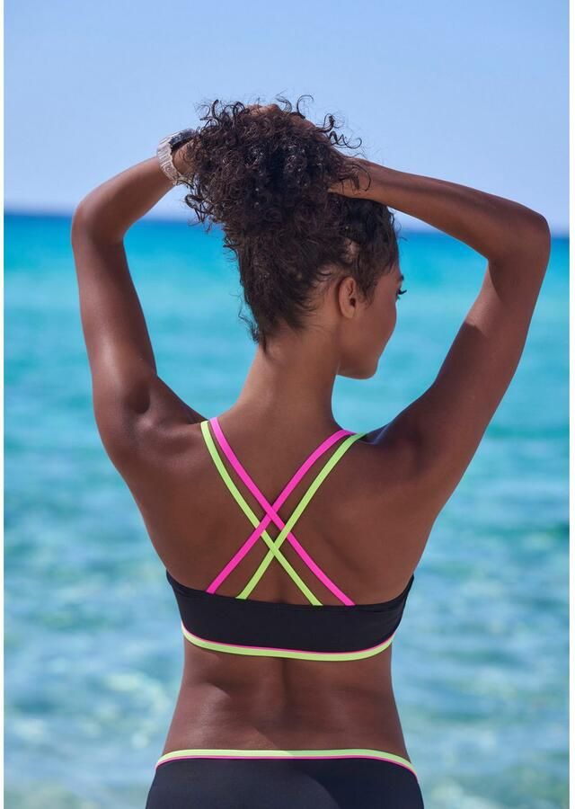 Buffalo Bustierbikinitop POP Met gekruiste bandjes achter - Foto 3