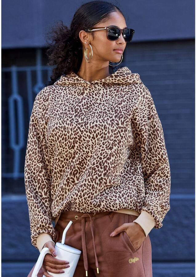 Buffalo Capuchontrui in luipaard-look - Foto 5