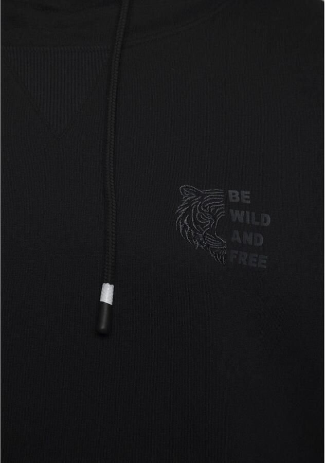 Buffalo Capuchontrui met contrasterend stiksel en zijzakken - Foto 4