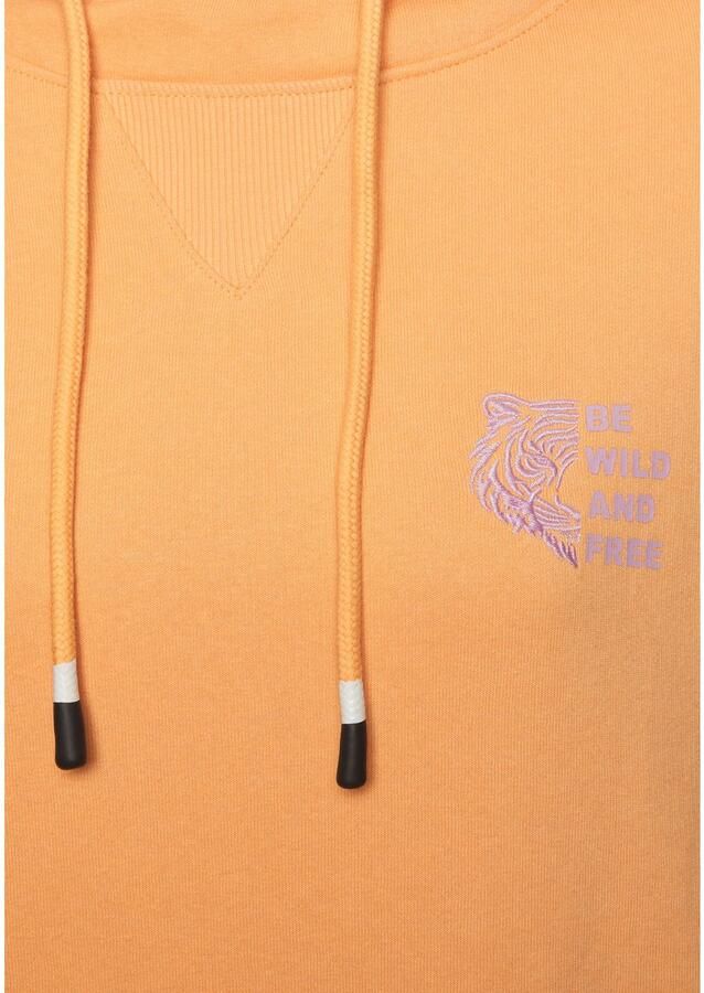 Buffalo Capuchontrui met contrasterend stiksel en zijzakken - Foto 2