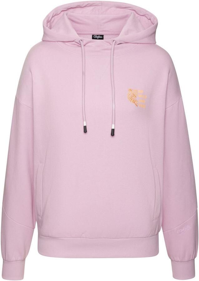 Buffalo Capuchontrui met contrasterend stiksel en zijzakken - Foto 6