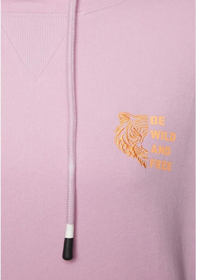 Buffalo Capuchontrui met contrasterend stiksel en zijzakken - Foto 3