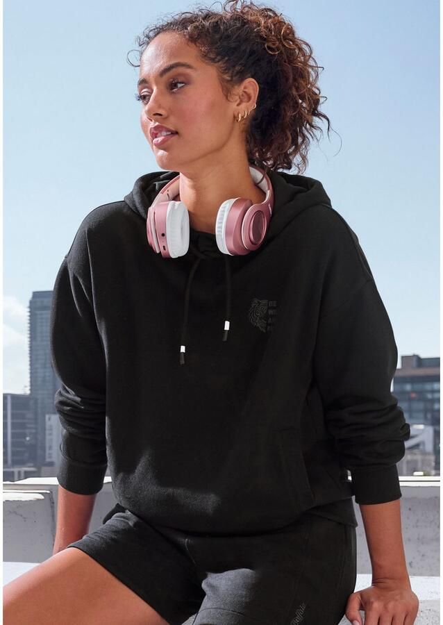 Buffalo Capuchontrui met contrasterend stiksel en zijzakken - Foto 2