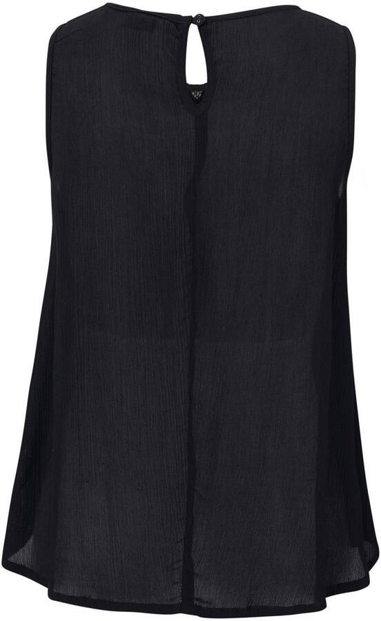 Buffalo Crêpe-blouse met kanten inzetstuk blouse boho stijl - Foto 3