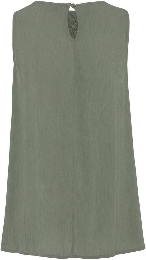 Buffalo Crêpe-blouse met kanten inzetstuk blouse boho stijl - Foto 4