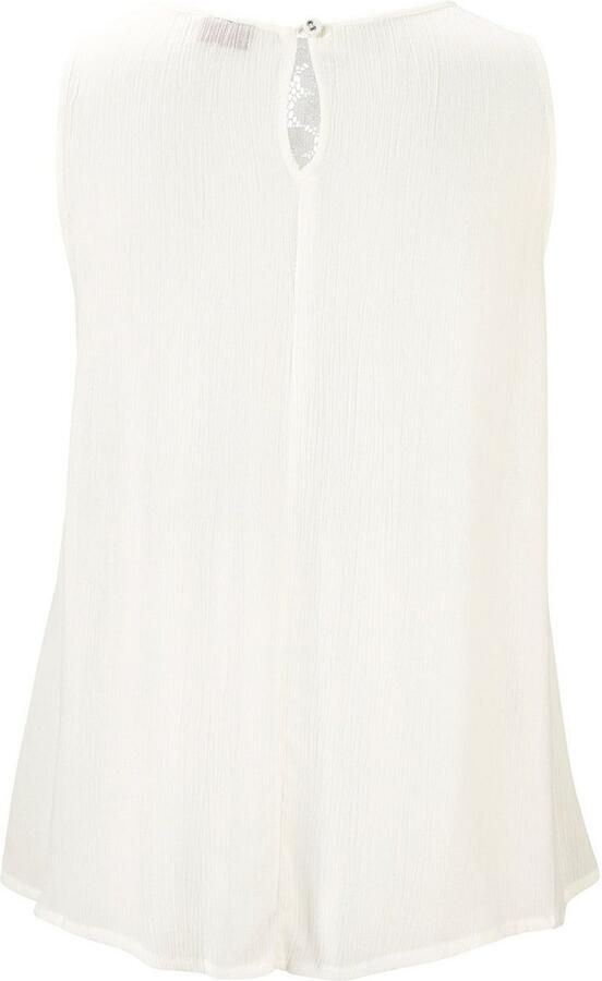 Buffalo Crêpe-blouse met kanten inzetstuk blouse boho stijl - Foto 7